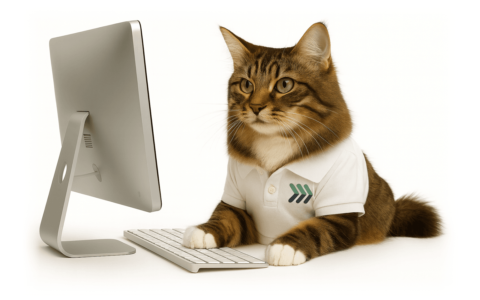 Image of Collect Compare mascot Tally using a computer